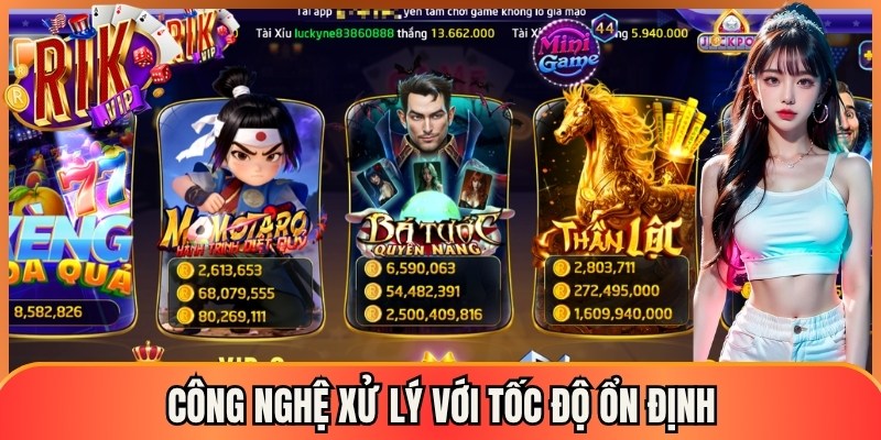 Công nghệ xử lý với tốc độ ổn định